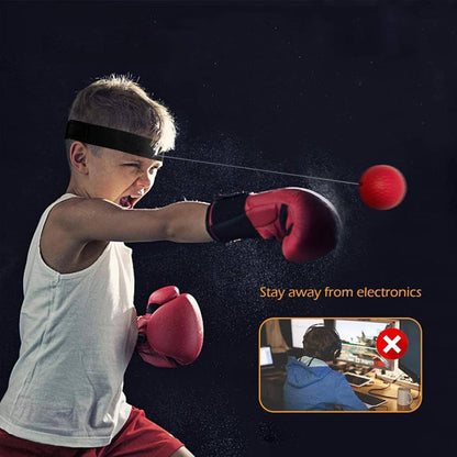 Solid Spare Boxing Reflex Ball with Adjustable Headbands, Training Equipment, Punching Ball