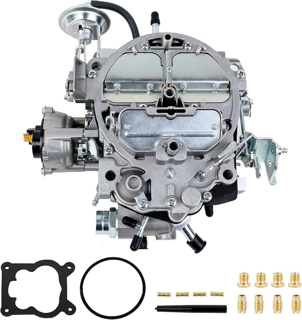 Solidspare Upgrade Carburetor For Chevy 305 350 Engine Rochester Quadrajet 4MV 1906R 1904R