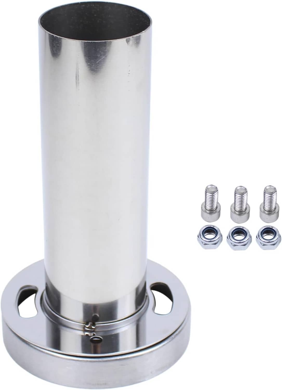 Solidspare 4inch Universal Insert Removable Stainless Steel Exhaust Silencer Muffler Killer