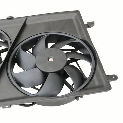 Solidspare Dual Radiator Cooling Fan Fits For 07-2017 GMC Acadia 2009-17 Chevrolet Traverse