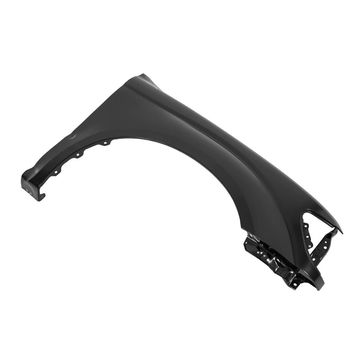 Solid Spare Front Fender For 2001-2004 Toyota Tacoma Passenger Side Black Steel TO1241180