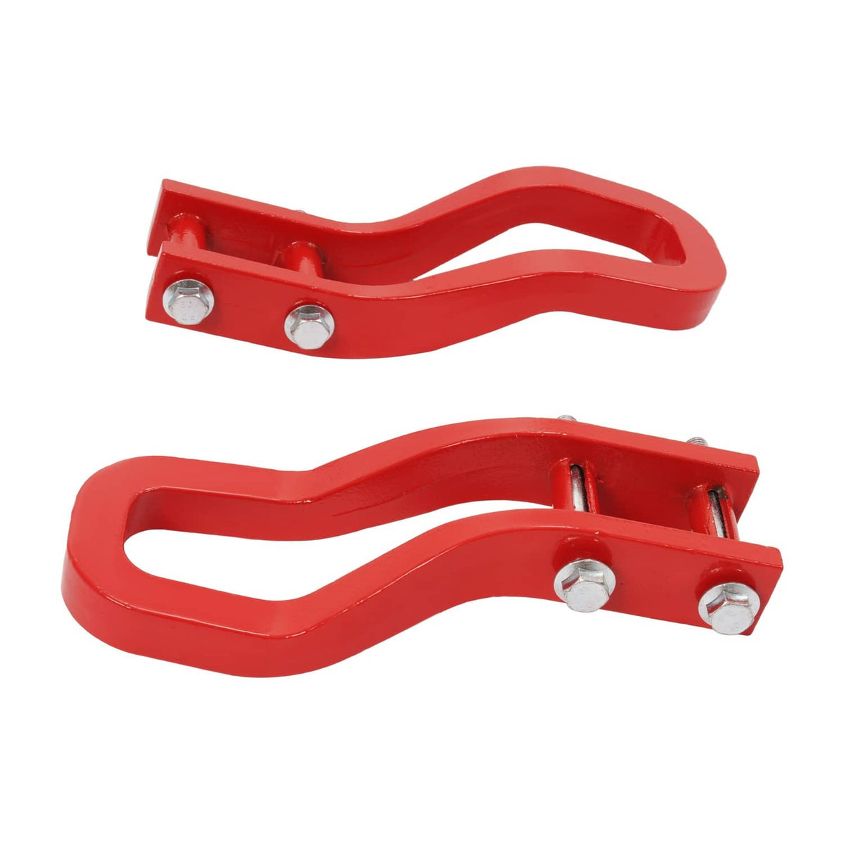 Solid Spare Pair Red Tow Hooks Kit #84513877 For Chevrolet Silverado 2500 HD 3500 HD 20-2026