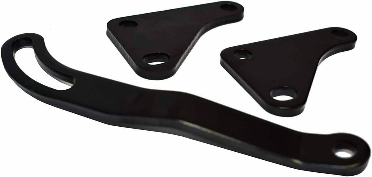 Solidspare Power Steering Pump Mounting Bracket Fit For GM Chevy 350 SWP LWP Saginaw SB SBC