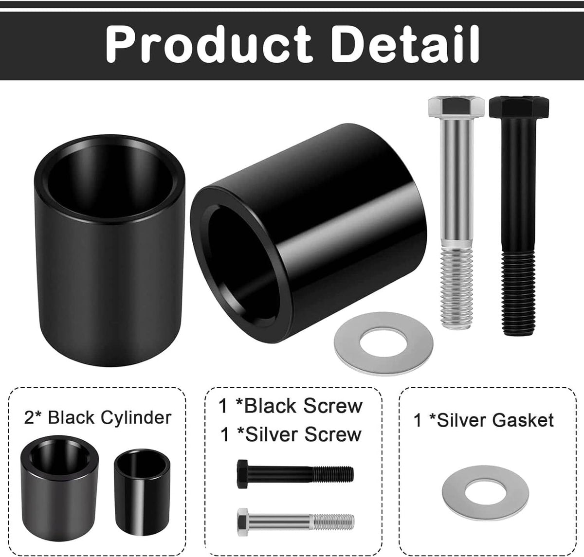 Solid Spare JDG10549 Crankshaft Front Oil Seal Installer Tool Set for John Deere Servicegard