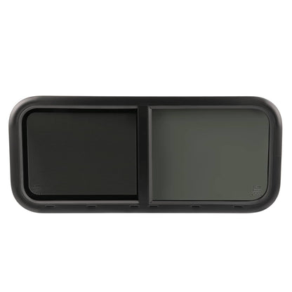 Solidspare 36" W x 15" H Horizontal Slider RV Window For Cargo Trailer W/ Screen Trim Ring