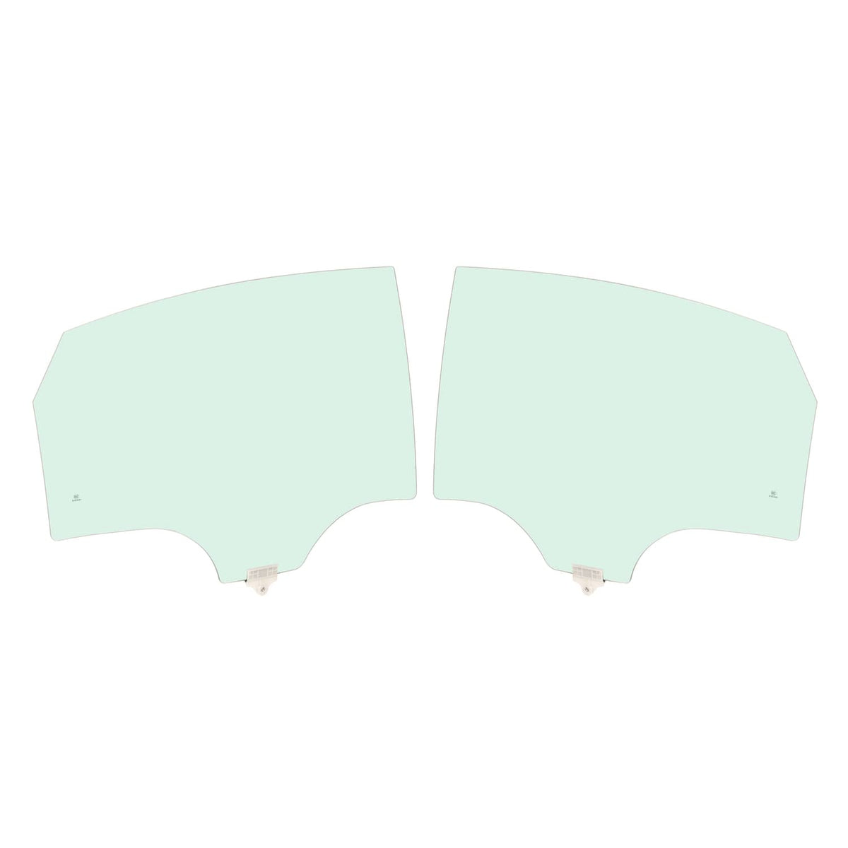 Solid Spare For 2019-2024 Kia Forte Sedan Rear Side Door Window Glass Tempered Glass LH&RH