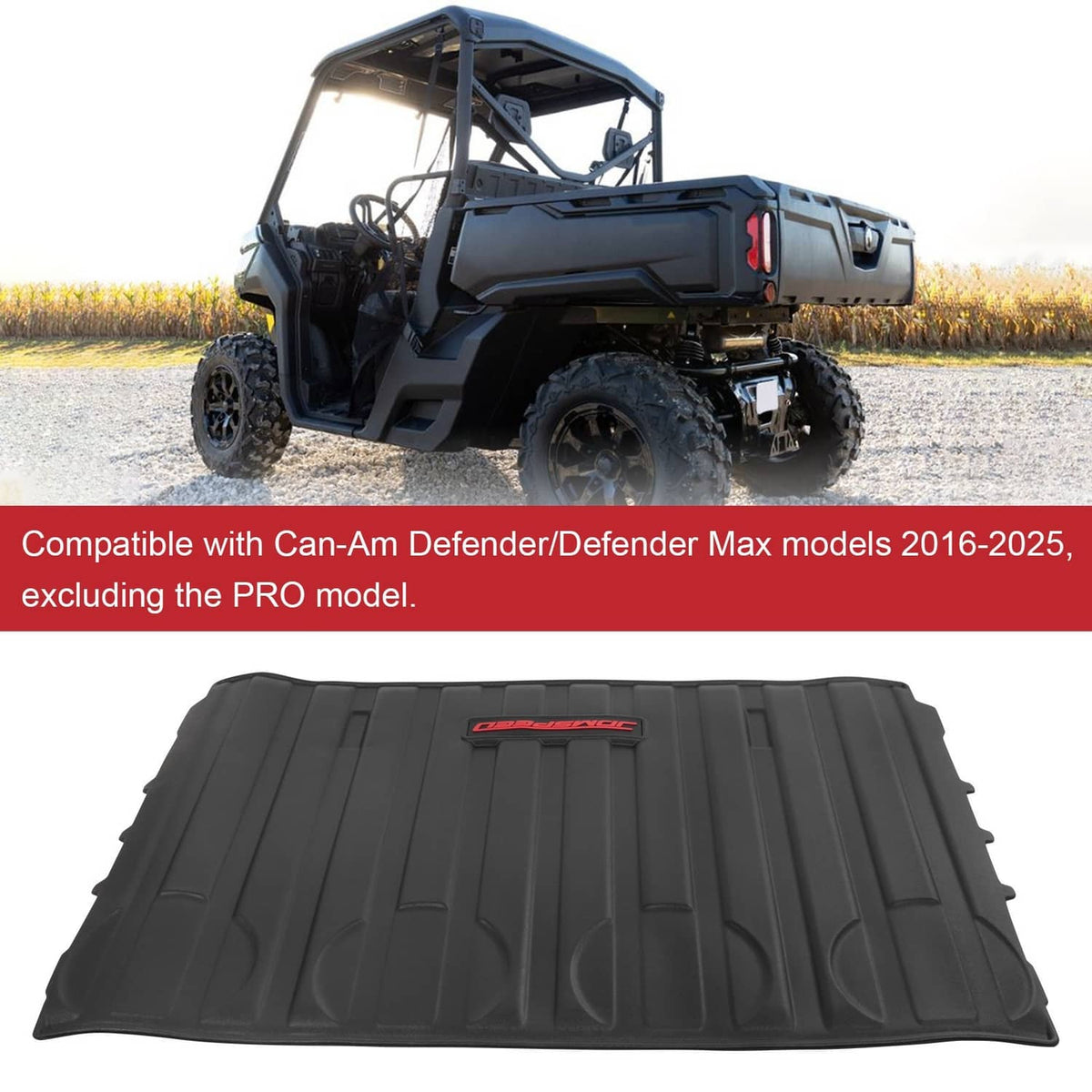 Solidspare Bed Liner For Can-am Defender HD5/HD7/HD8/HD10/HD11 2016-2026 Not for Pro Model