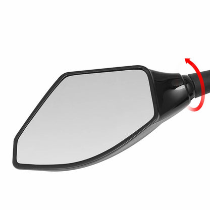 Solidspare Motorcycle LED Turn Signal Side Mirrors For Honda CBR600RR CBR1000RR Left&Right