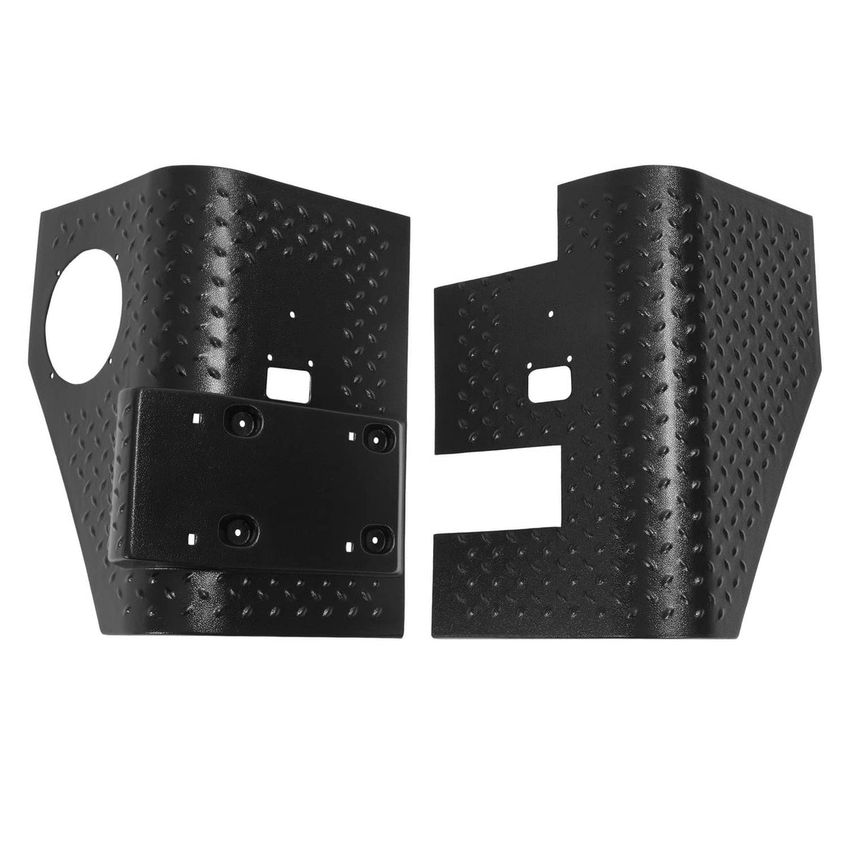 Solid Spare Rear Body Armor Corner Guards Headlight For 1997-2006 JEEP WRANGLER TJ