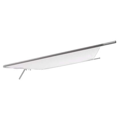 Solidspare Silvery+White Boat Sun Shade For Boats 25 Ft And Under Aluminium Powder Coated