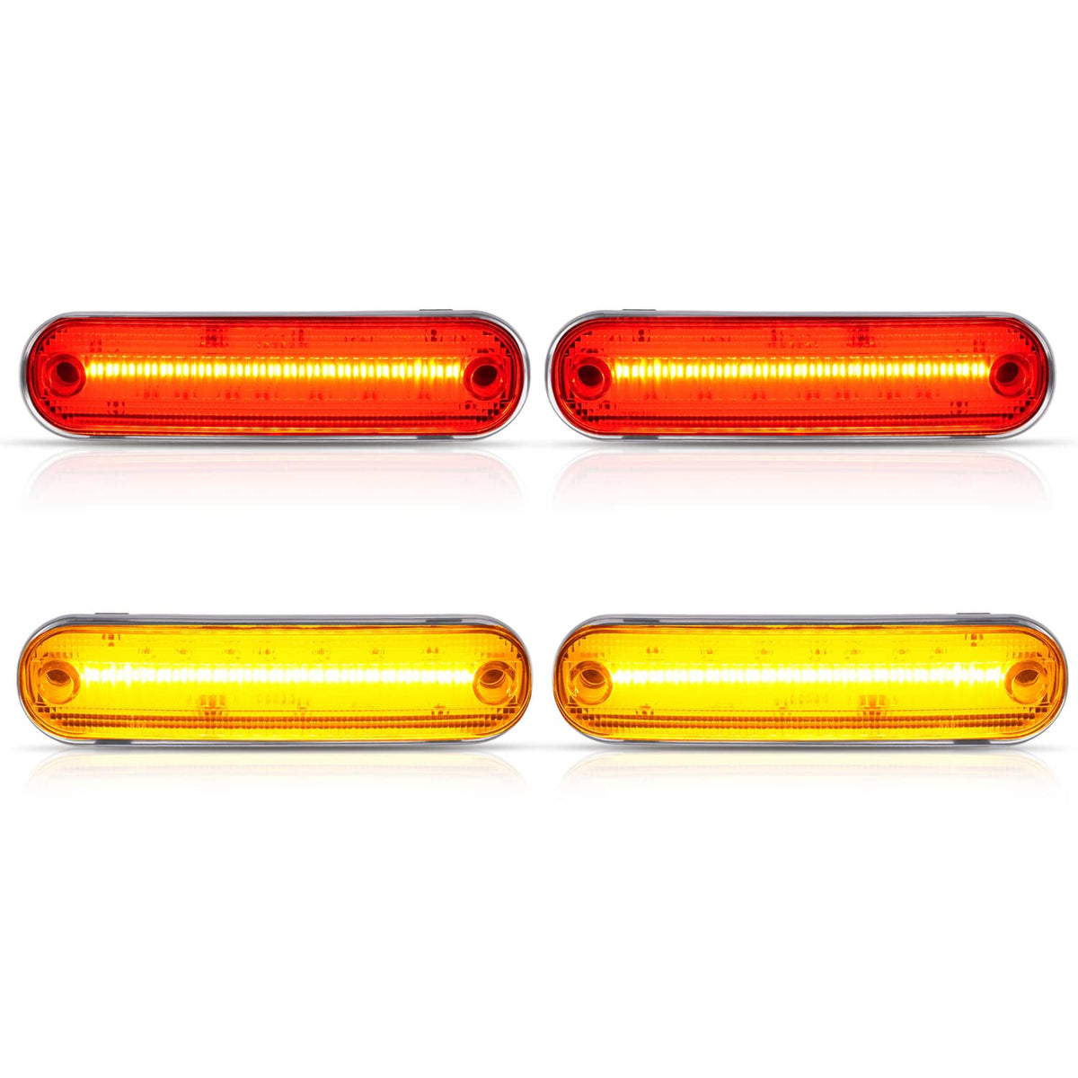 Solid Spare LED Front Rear Side Marker Lights Clear For Mazda Miata 1990-1997 MX-5 1999-2005