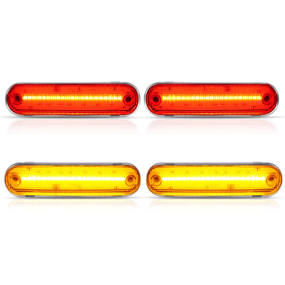 Solid Spare LED Front Rear Side Marker Lights Clear For Mazda Miata 1990-1997 MX-5 1999-2005