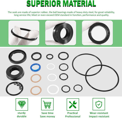 Solid Spare 328.12002 Floor Jack Seal Kit for Sears Craftsman 328.12002 Series 1.5 Ton
