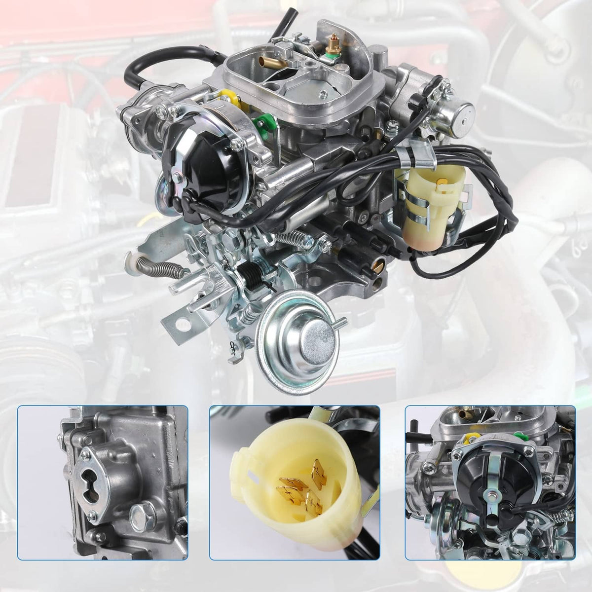 Solidspare 22R Engine Carburetor Carb For 1981-1995 Toyota Pickup 21100-35520 L4 L6 V6