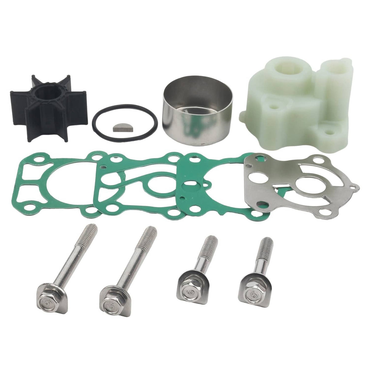 Solid Spare Yamaha 2-Stroke 70 75 80 85 90 HP Water Pump Impeller Kit w/ Housing 692-W0078