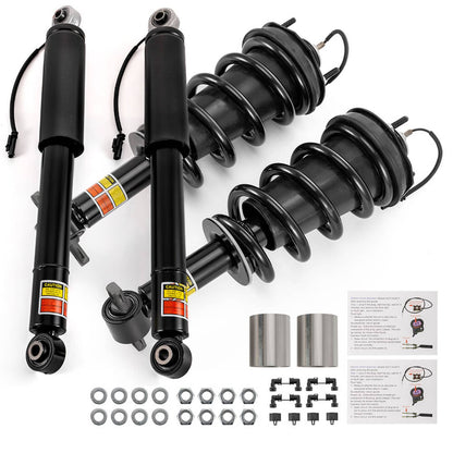 Solidspare Front & Rear Shock Strut Assys for GMC Sierra 1500 Denali 2015-2018