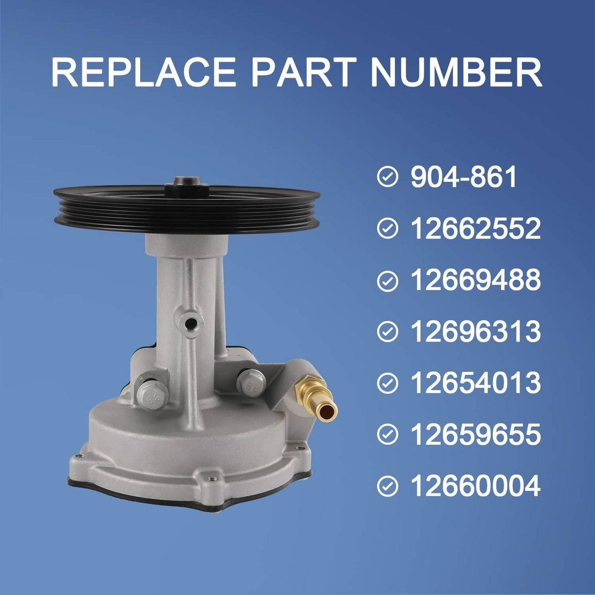 Solidspare Vacuum Pump 12696313 For 2014-20 Silverado Sierra Suburban Tahoe Yukon Escalade