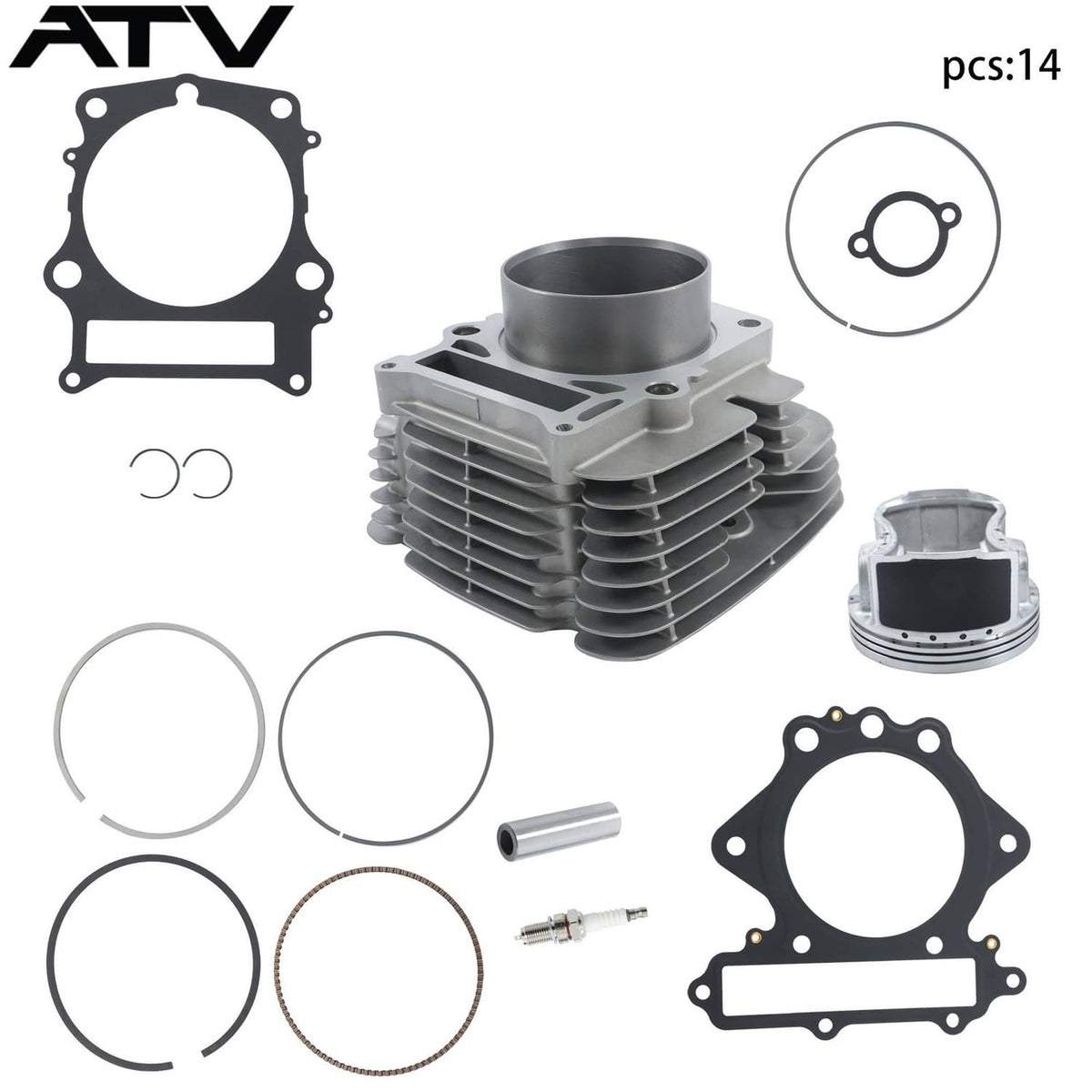 Solidspare For Yamaha Grizzly 600 YFM600FWA 4x4 Cylinder Piston Gasket Kit 1998 3TB-11310-0