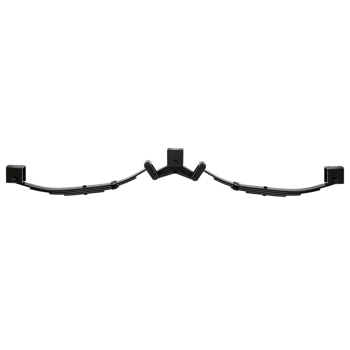 Solidspare Tandem Trailer Axle Suspension Kit U-bolt Hanger Kit 4 Leaf Springs Equalizer