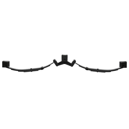Solidspare Tandem Trailer Axle Suspension Kit U-bolt Hanger Kit 4 Leaf Springs Equalizer