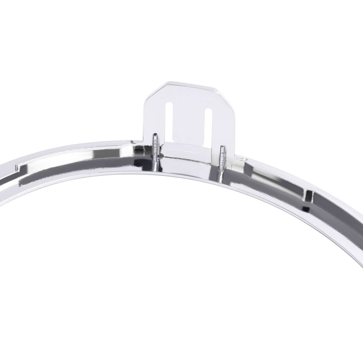 Solid Spare Left Right Fog Light Cover Bezel w/Chrome Ring Trim For Honda Pilot 2012-2015