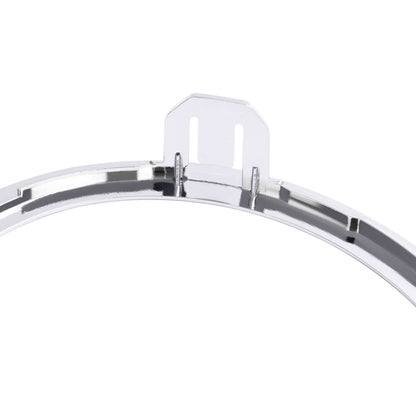 Solid Spare Left Right Fog Light Cover Bezel w/Chrome Ring Trim For Honda Pilot 2012-2015