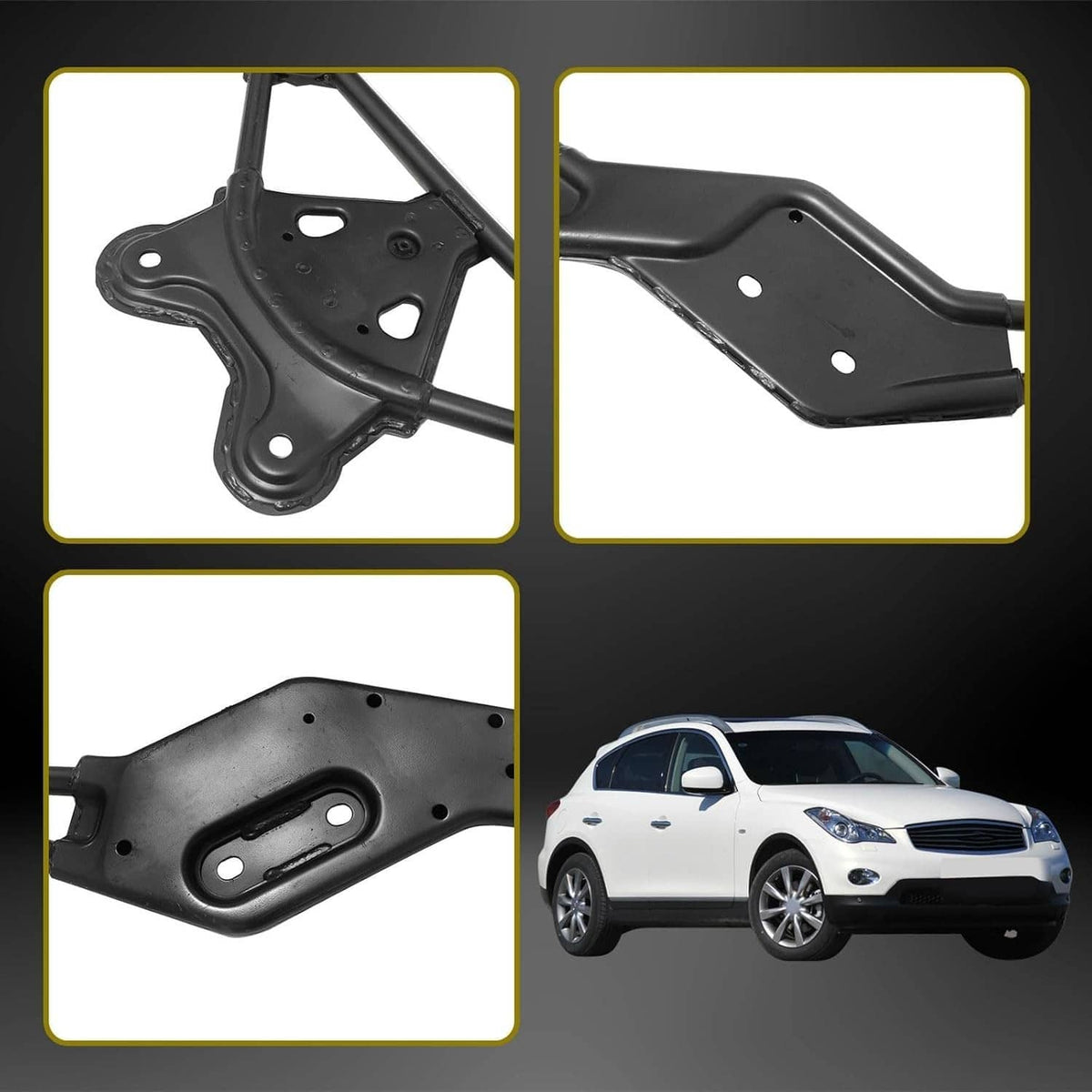 Solidspare Front Crossmember Subframe Bracket For Infiniti EX35 G35 G37 M35 544B2-EG300