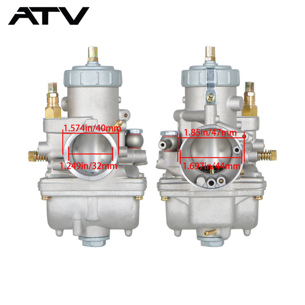Solidspare Carburetor 44mm For Polaris Sportsman 400L Trail 1997 For Blazer 250 2-stroke
