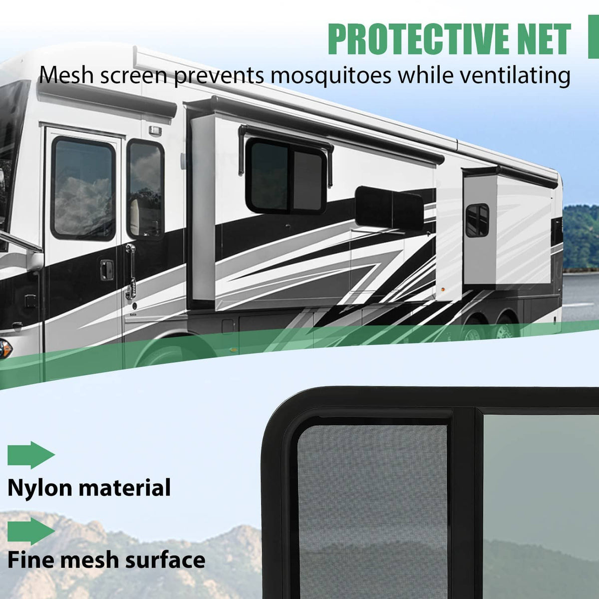 Solidspare Tinted Glass For Camper Trailer Horizontal Sliding Window RV Window 24" x 22"