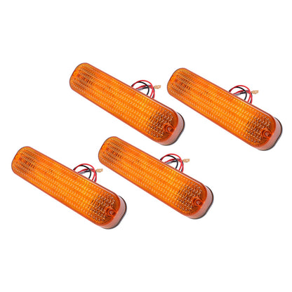 Solidspare 4 LED Amber Flashing Cab Lights For John Deere 30 Series 4030 4230 8450 #AR60250