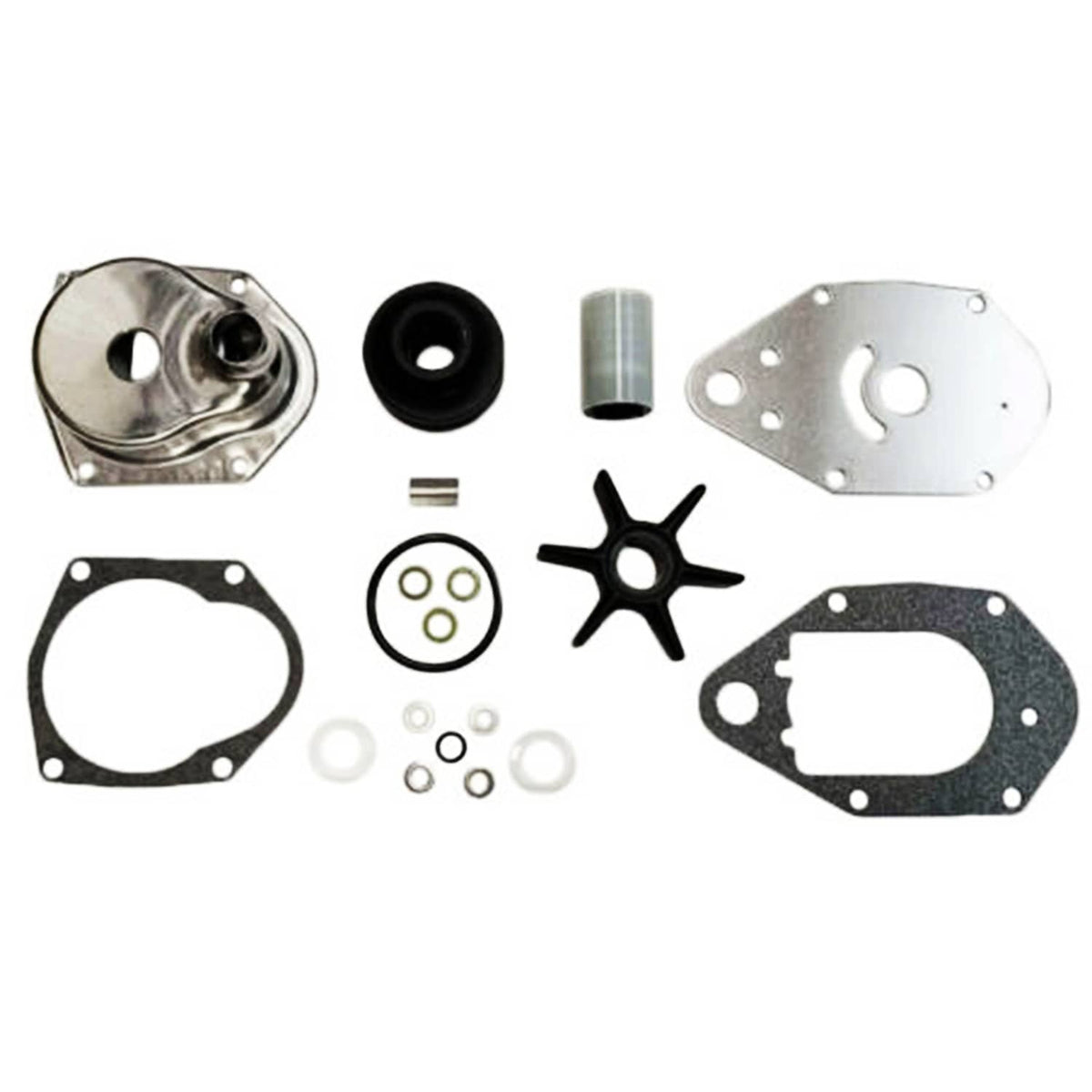 Solid Spare Water Pump Impeller Kit For Mercury 50 55 60 HP 2-Str - 46-812966A11 W/ Housing