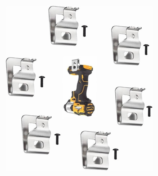Solid Spare 6pcs Belt Clip Hook For Dewalt 20V Drill Impact Driver Flashlight Tools DCD980 E