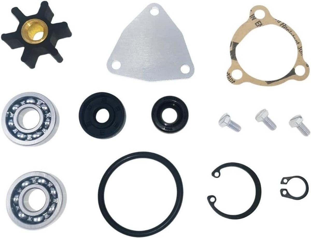 Solid Spare Water Pump Repair Kit 24101-060004 pump 128170-42200 Repl For Yanmar 1GM 1GM10