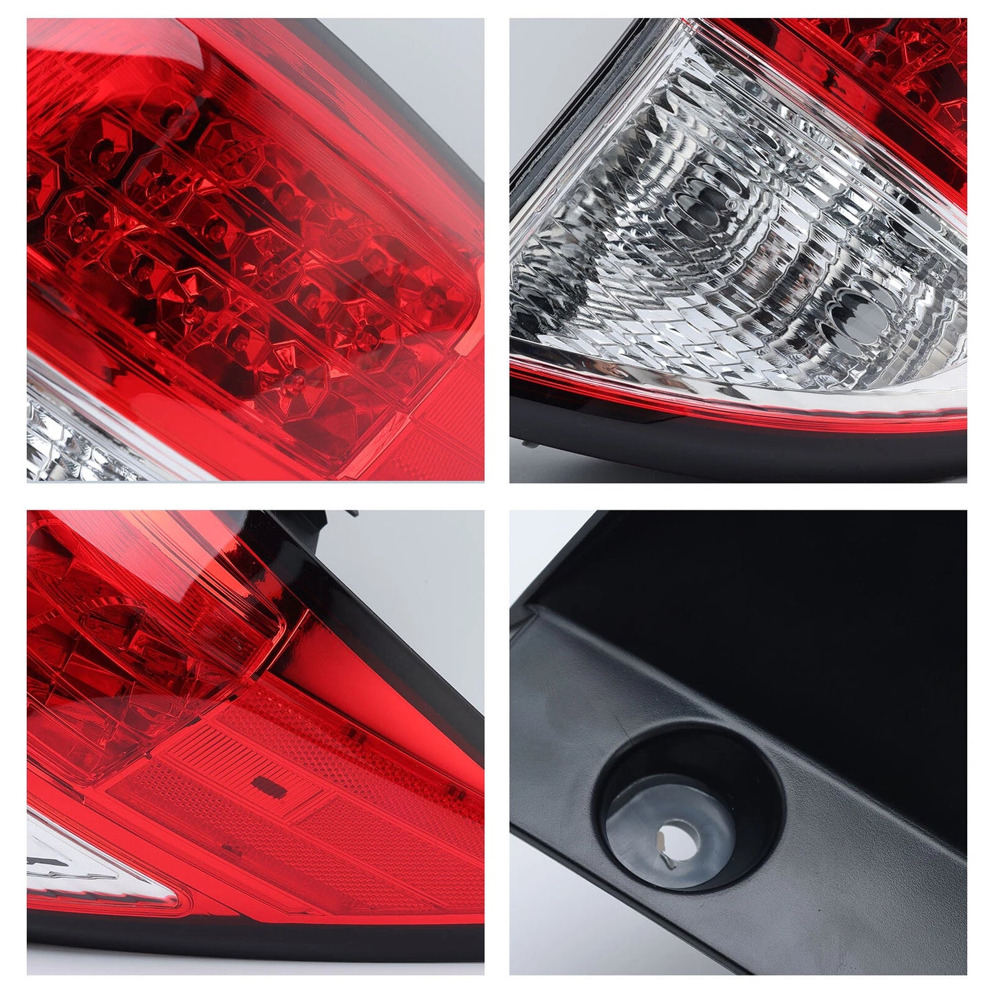 Pair Tail lights For 2016-2022 Honda HR-V HRV Rear Brake Lamp Assembly W/O Bulbs