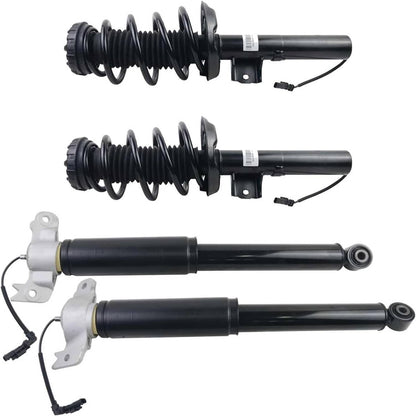 Solidspare Full Set Front & Rear Shock Struts Assys For 2013-2019 Cadillac XTS w/Electric