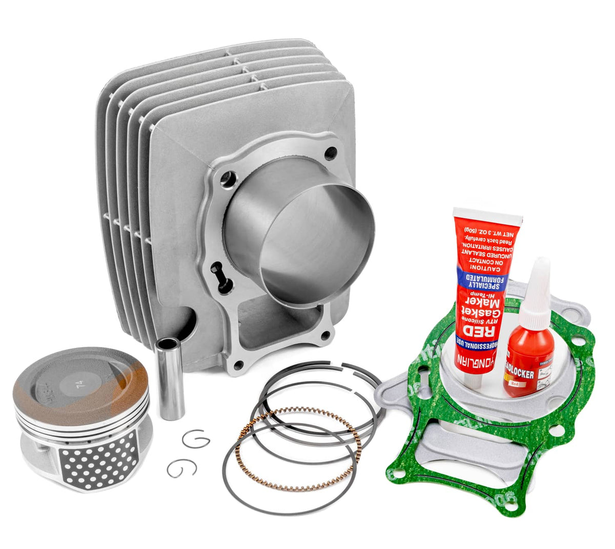 Solidspare For Honda TRX250EX TRX250TE TRX250TM 74mm Big Bore Cylinder Piston Top End Kit