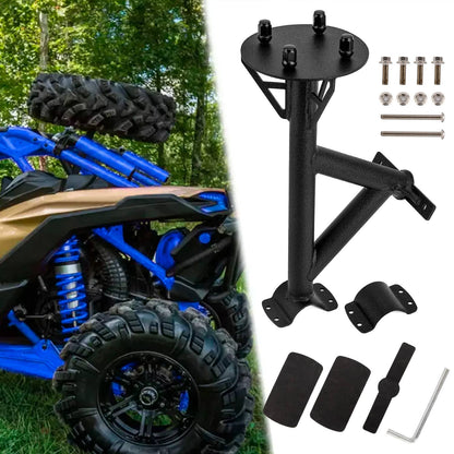 Solidspare Spare Tire Carrier Mount For 2017-2025 Can Am Maverick X3 / X3 Max /Turbo/RR