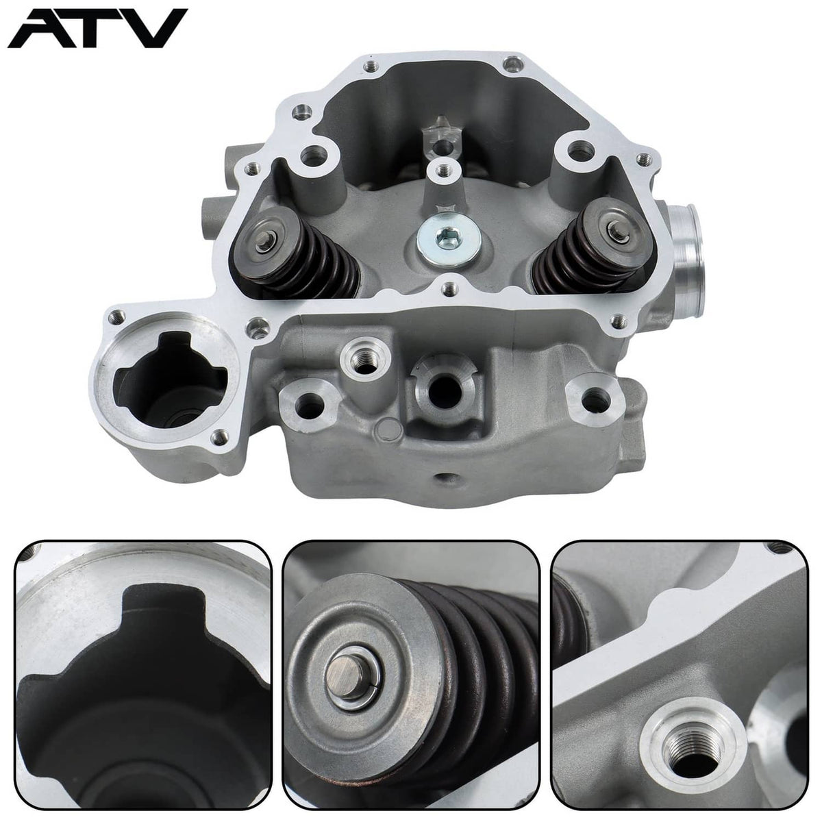 Solidspare 2009-2024 Cylinder Head Assembly For Honda TRX420 TRX500 SXS500M 12200-HP7-A01