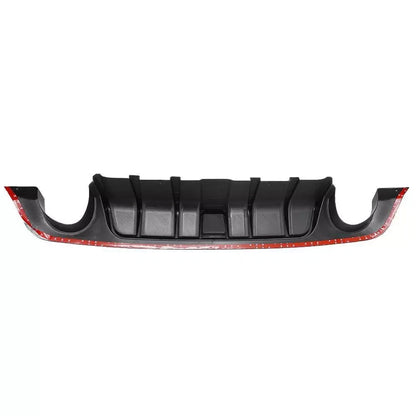 Glossy Black Rear Bumper Diffuser & Rear Spoiler Fit for 2018-2023 Infiniti Q50