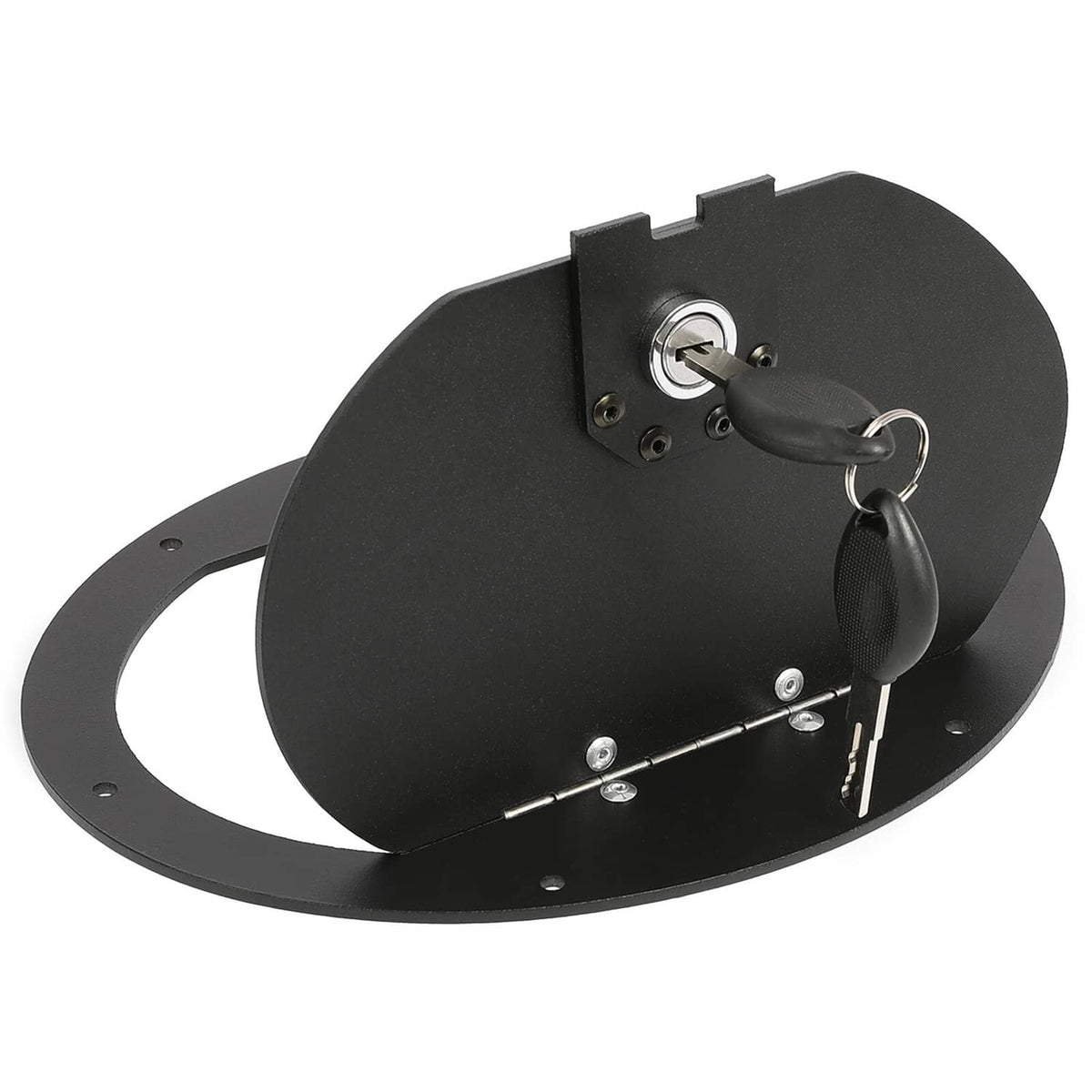 Solid Spare New Black Powder Coated Locking Fuel Door For Hummer H3 & H3T M1025 M1025A1