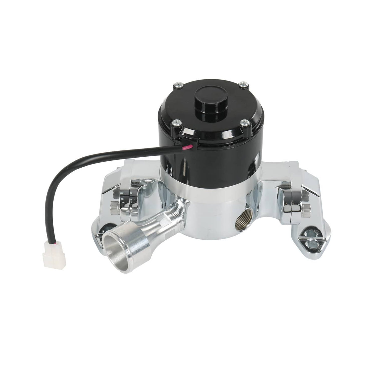 Solidspare Chrome High Flow Electric Water Pump for SBC Small Block Chevy 283 327 350 400
