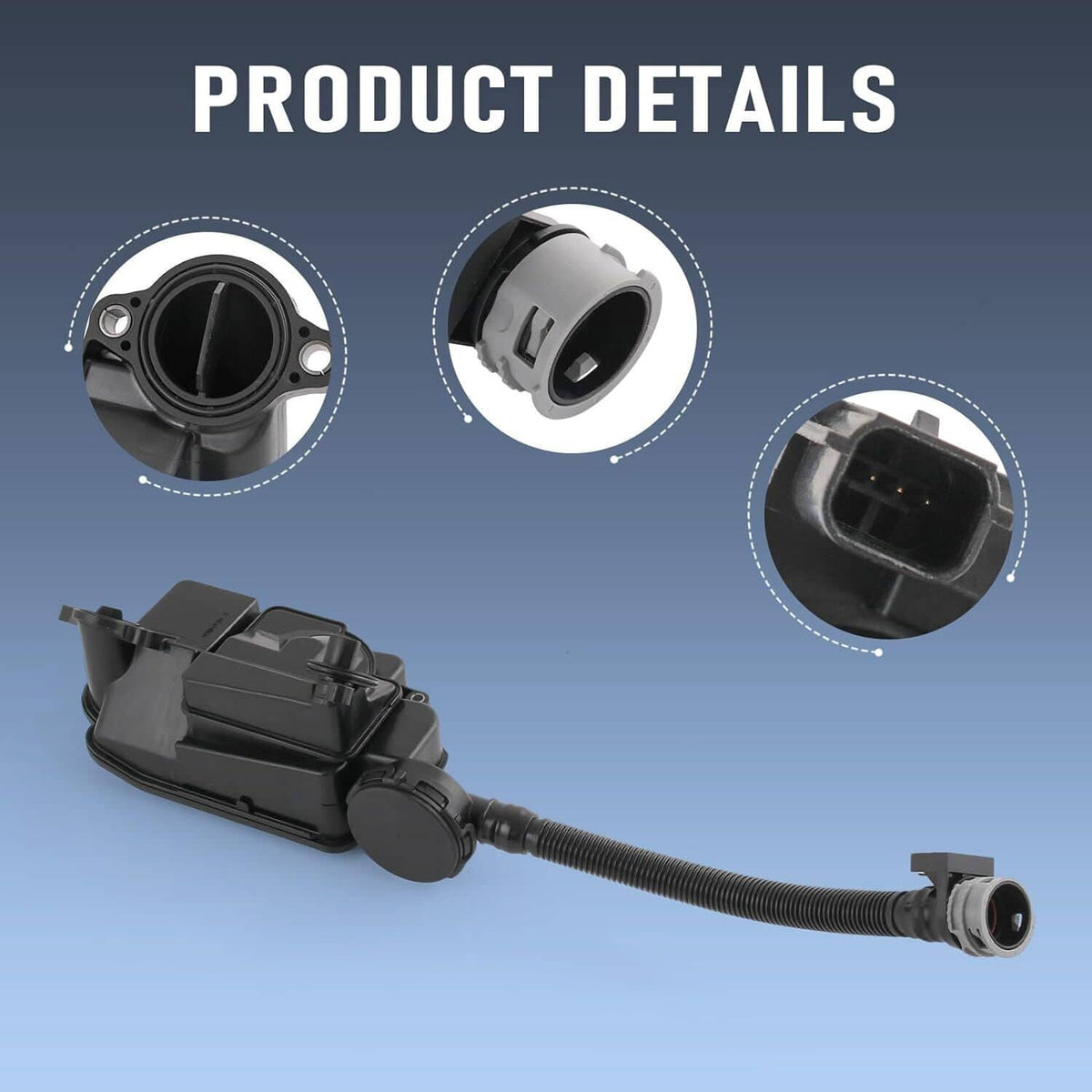 Solidspare For 11-16 Ford 6.7L Powerstroke Diesel PCV CCV Oil Separator Assembly DC3Z6A785C