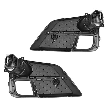 Solid Spare For 2018-2020 Honda Odyssey LED Fog Lights Front Bumper Driving Lamps W/Bezel