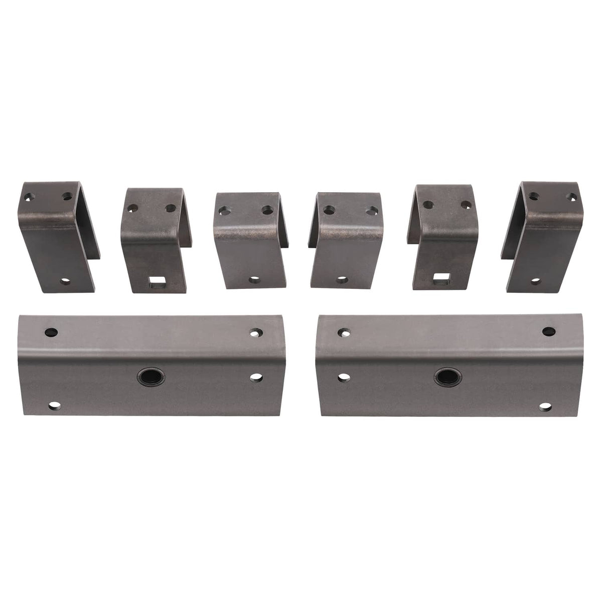 Solidspare 2" Slipper Spring Tandem Axle Hanger Kit w/ 2 Equalizer Bolts For Trailer