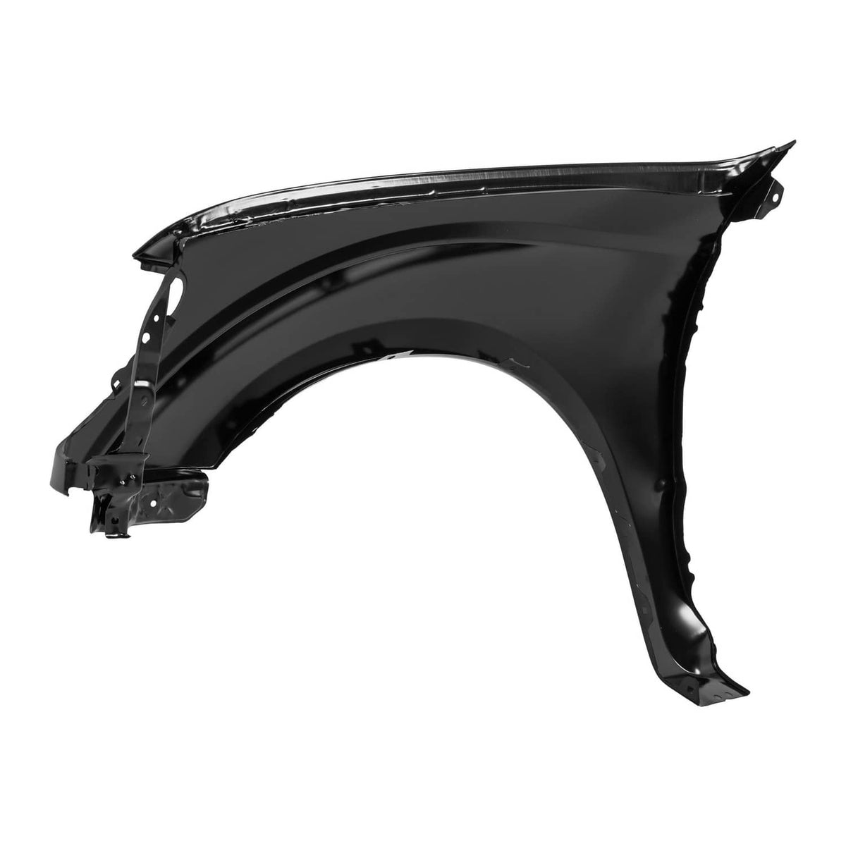 Solid Spare Front Fender For 2001-2004 Toyota Tacoma Passenger Side Black Steel TO1241180