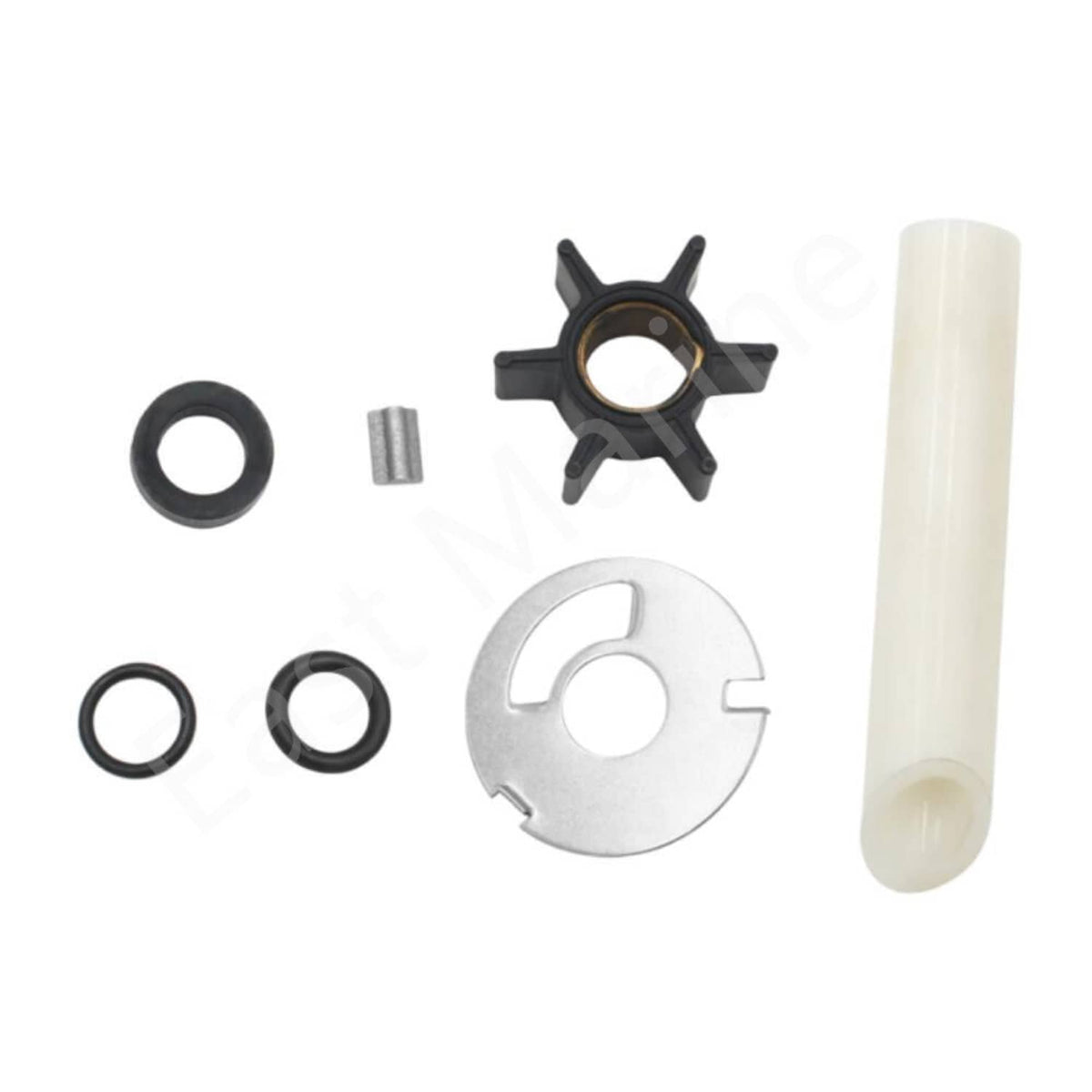 Solid Spare For Mercury Outboards 4 4.5 7.5 9.8 HP Water Pump Impeller Repair Kit 47-39074