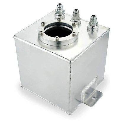 Solidspare 2L Aluminum High Flow Swirl Fuel Surge Pot Tank AN6 For 044 External Fuel Pump