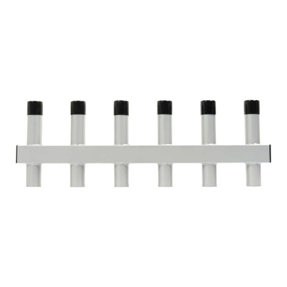 Solid Spare Hitch Mount Fishing Rod Holder 6 Pole For 2" Hitch Receiver Truck Rod Rack