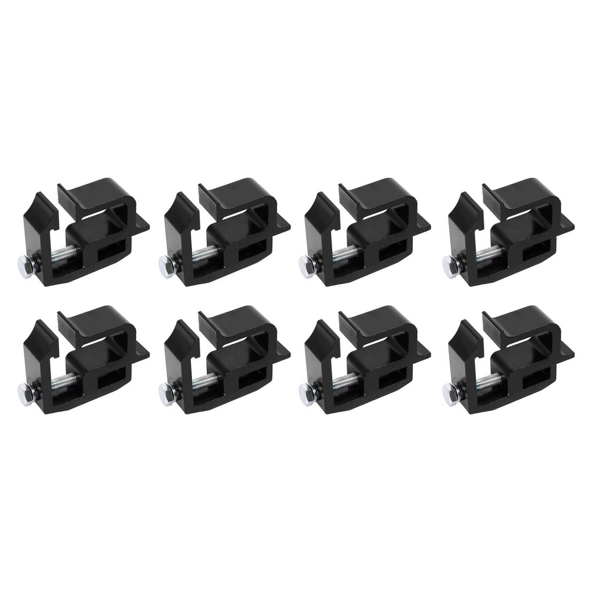 Solid Spare 8Pcs Truck Cap Topper Camper Shell Mounting Clamps Aluminum Truck Bed Clamp