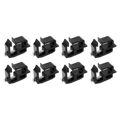 Solid Spare 8Pcs Truck Cap Topper Camper Shell Mounting Clamps Aluminum Truck Bed Clamp